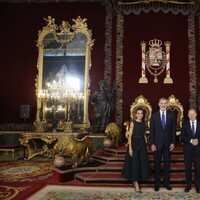 Los Reyes Felipe y Letizia y Olaf Scholz en la cena por la Cumbre de la OTAN en Madrid