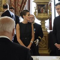 La Reina Letizia y Pedro Sánchez en la cena por la Cumbre de la OTAN en Madrid