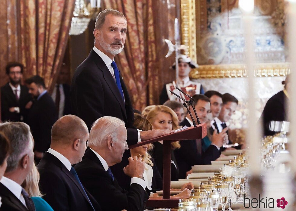 El Rey Felipe en su discurso en la cena por la Cumbre de la OTAN en Madrid