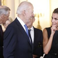 Joe Biden y la Reina Letizia, muy cómplices en la cena por la Cumbre de la OTAN en Madrid