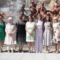 La Reina Letizia, Begoña Gómez, Jill Biden y otras Primeras Damas en su visita al Palacio de la Granja por la Cumbre de la OTAN