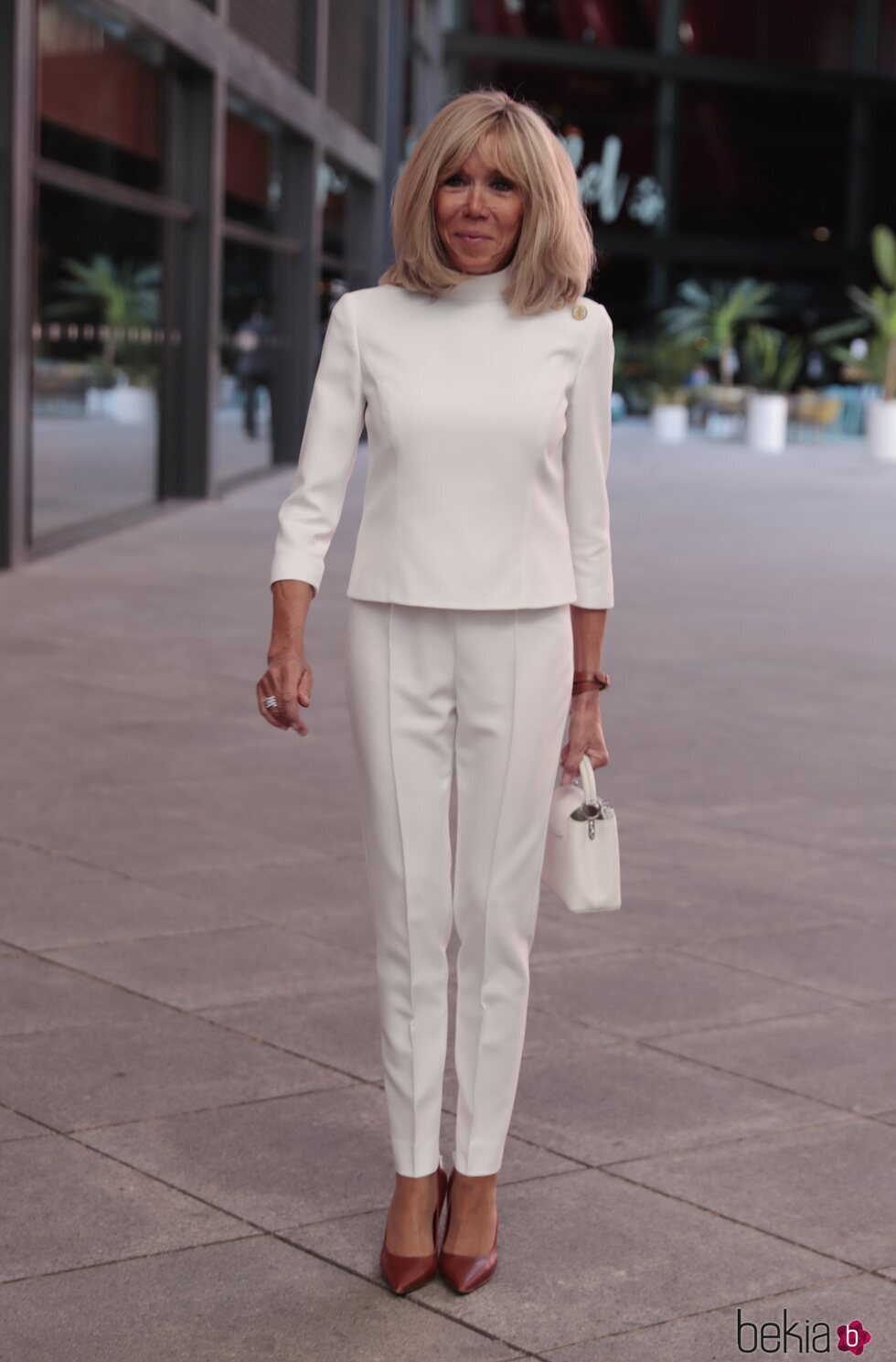 Brigitte Macron en la visita al Museo Reina Sofía por la Cumbre de la OTAN en Madrid