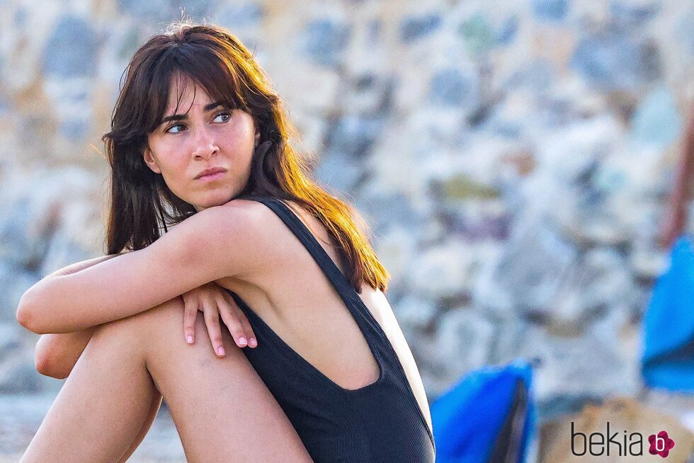 Aitana en la playa en Ibiza el día de su 23 cumpleaños