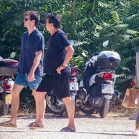 Miguel Bernardeau, Miguel Ángel Bernardeau, Ana Duato y Aitana Ocaña durante sus vacaciones en Ibiza