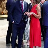 Pedro Sánchez y Begoña Gómez en una visita al Museo del Prado por la Cumbre de la OTAN en Madrid