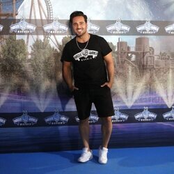 David Bustamante en el Parque Warner de Madrid