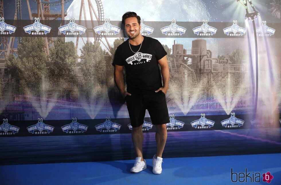 David Bustamante en el Parque Warner de Madrid