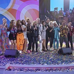 Los colaboradores y cantantes en el segundo concierto del 'Sálvame Mediafest'