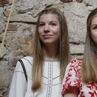 La Princesa Leonor y la Infanta Sofía en su visita al Museo Dalí de Figueres