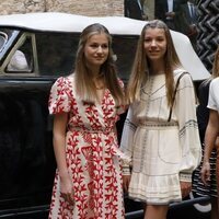 La Princesa Leonor y la Infanta Sofía en una visita conjunta al Museo Dalí de Figueres