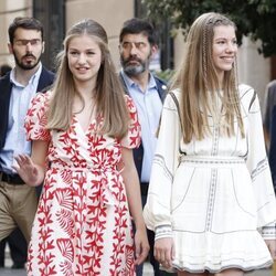 La Princesa Leonor y la Infanta Sofía en su segundo acto conjunto