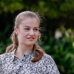 La Princesa Leonor durante la celebración de un taller de codificación impartido por Hadi Partovi en Barcelona