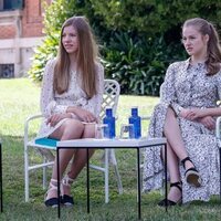 La Princesa Leonor y la Infanta Sofía en un taller de codificación impartido por Hadi Partovi en Barcelona