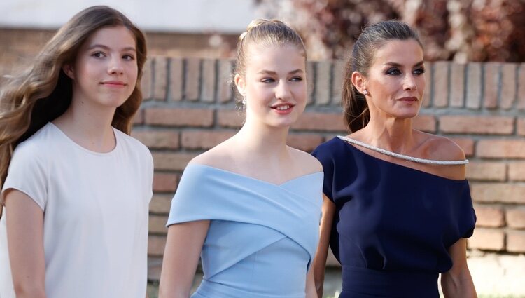 La Reina Letizia, la Princesa Leonor y la Infanta Sofía en los Premios Princesa de Girona 2022