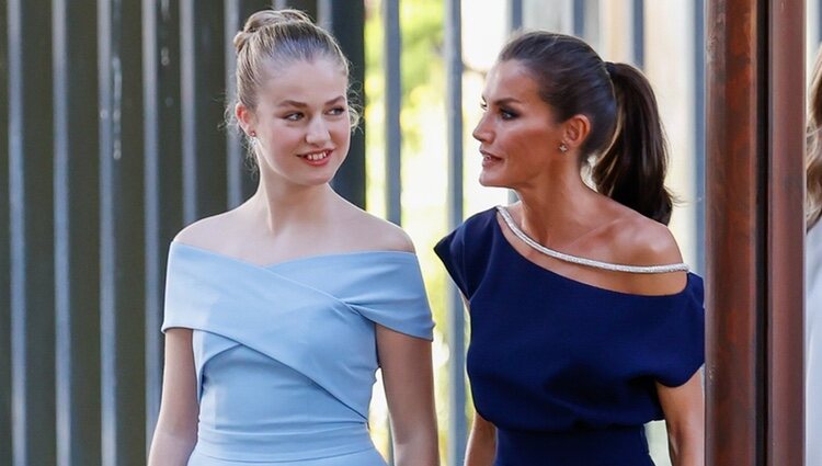 La Princesa Leonor y la Reina Letizia en los Premios Princesa de Girona 2022