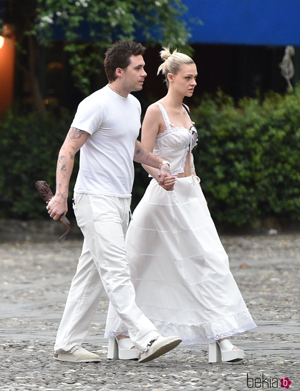 Brooklyn Beckham y Nicola Peltz en Portofino