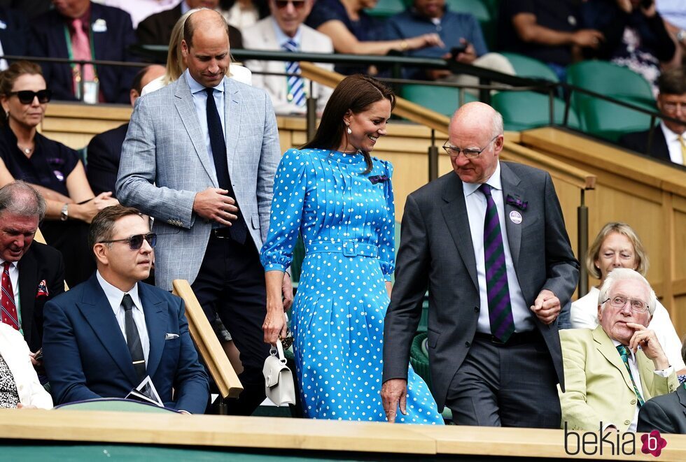 El Príncipe Guillermo y Kate Middleton llegando a Wimbledon 2022