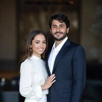 La Princesa Iman de Jordania con su prometido Jameel Alexander Thermiotis