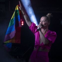 Soraya Arnelas en la celebración del Orgullo LGTBIQ+