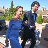 Isabel Preysler ejerciendo de madrina de boda con su sobrino Álvaro Castillejo