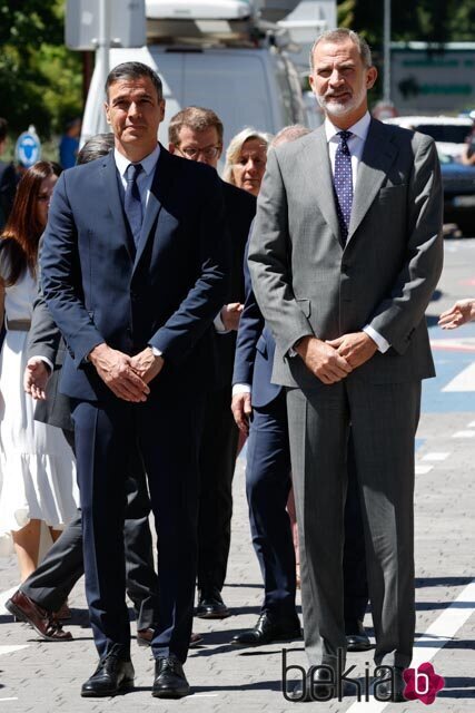 Pedro Sánchez y el Rey Felipe en el homenaje a Miguel Ángel Blanco y a las víctimas de ETA en Ermua