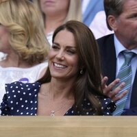 Kate Middleton y el Príncipe George en la final de Wimbledon 2022