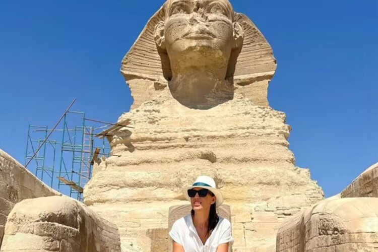 Patricia Pardo en Egipto