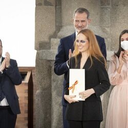 Los Reyes Felipe y Letizia, Miquel Iceta y Ana Locking en la entrega de los Premios Nacionales de Cultura 2020