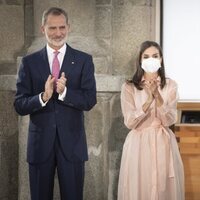 Los Reyes Felipe y Letizia y Andreu Buenafuente en la entrega de los Premios Nacionales de Cultura 2020