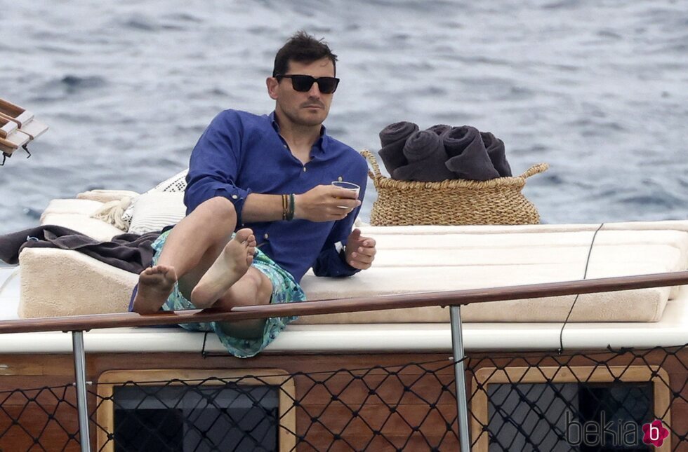 Iker Casillas disfruta de sus vacaciones de verano en Ibiza