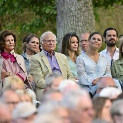 La Familia Real Sueca en un concierto de Solliden Sessions