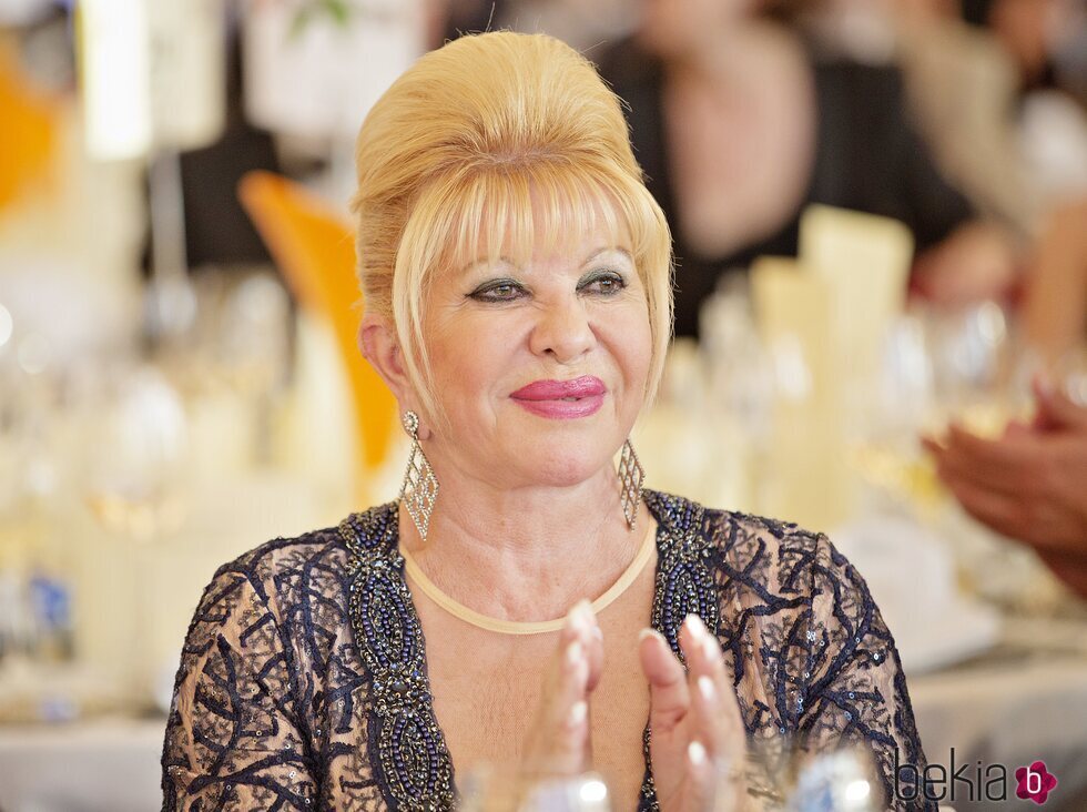 Ivana Trump en un acto en República Checa