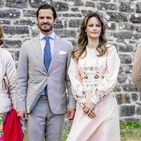 Carlos Felipe y Sofia de Suecia en el 45 cumpleaños de Victoria de Suecia