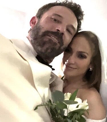 Ben Affleck y Jennifer Lopez recién casados