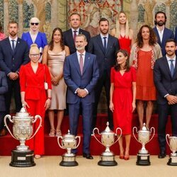 Los Reyes Felipe y Letizia con los premiados en la entrega de los Premios Nacionales del Deporte 2019 y del Premio Nacional del Deporte Extraordinario 2020