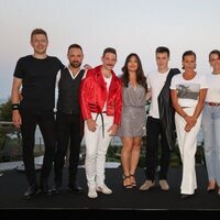 Estefanía de Mónaco, Camille Gottliebe, Pauline y Louis Ducruet y Marie Chevallier en la Gala del Sida de Montecarlo 2022