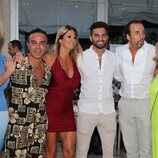 Ana María Aldón, Luis Rollán, Raúl Prieto, Suso, Makoke y Marisa Martín Blázquez tras el final de 'Viva la vida'