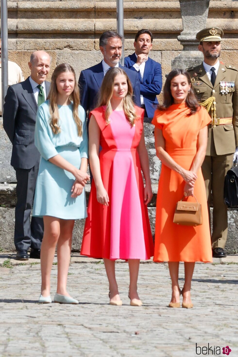 La Reina Letizia, la Princesa Leonor y la Infanta Sofía en la festividad de Santiago Apóstol 2022