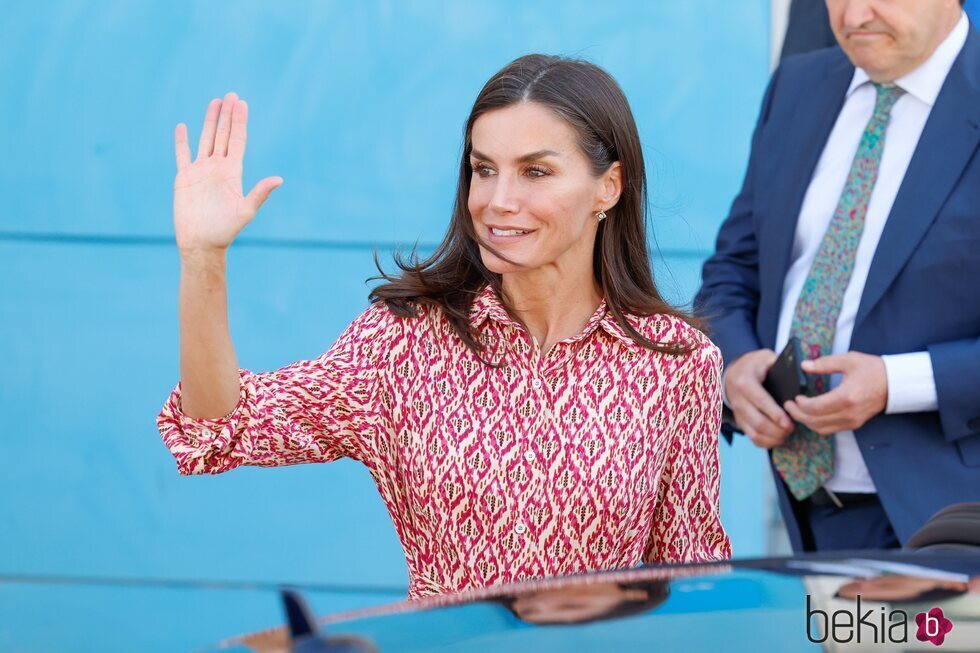 La Reina Letizia en una reunión con Unicef sobre salud mental