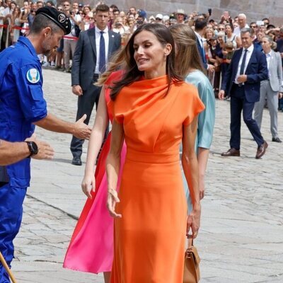 Los Reyes junto a Leonor y Sofía en la festividad de Santiago Apóstol 2022