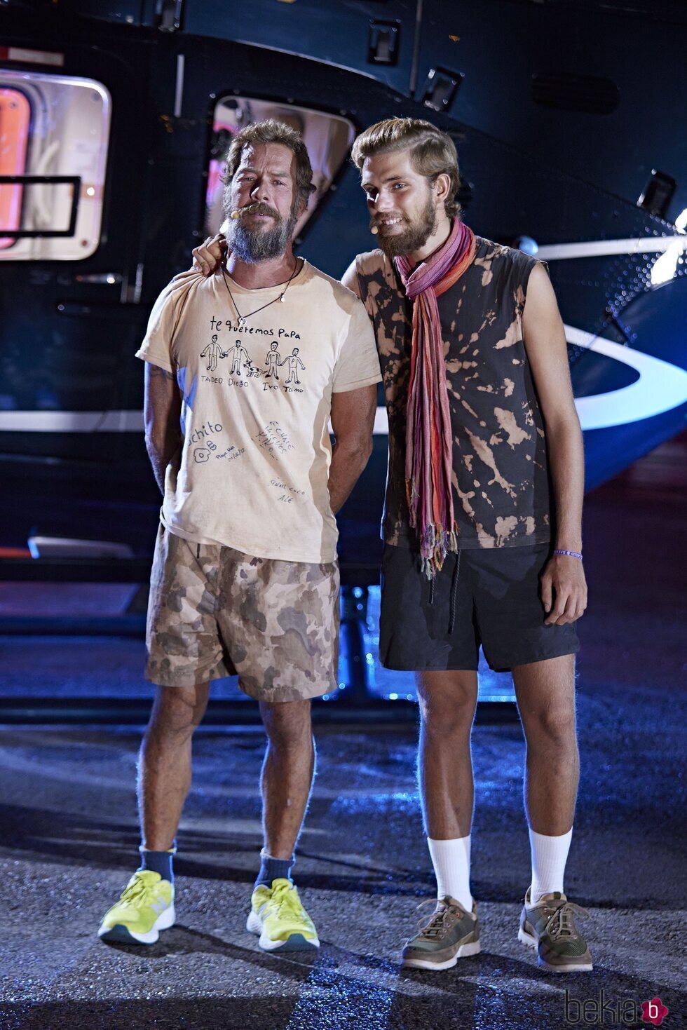 Nacho Palau e Ignacio de Borbón en la final de 'Supervivientes 2022'