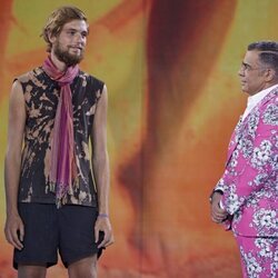 Ignacio de Borbón y Jorge Javier Vázquez en la final de 'Supervivientes 2022'