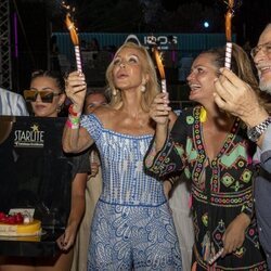 Carmen Lomana celebra su 74 cumpleaños en el Festival Starlite de Marbella