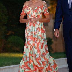 La Reina Letizia en la recepción a la sociedad balear en Marivent