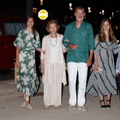 La cena de la Familia Real en Palma durante sus vacaciones en Mallorca