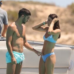 Ferrán Torres y Sira Martínez disfrutando de sus vacaciones en Ibiza