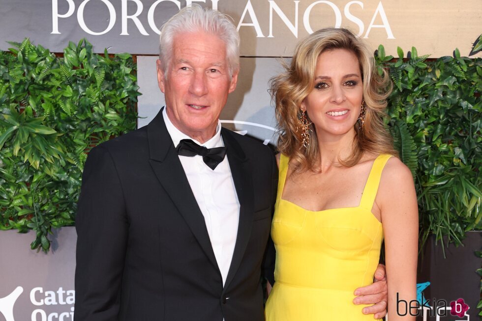 Richard Gere y Alejandra Silva en la Gala Starlite 2022 en Marbella