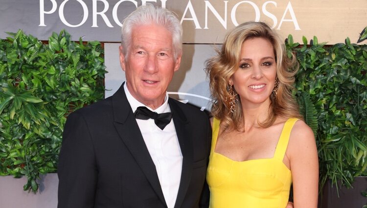 Richard Gere y Alejandra Silva en la Gala Starlite 2022 en Marbella