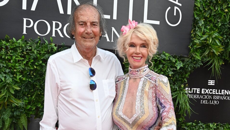 Gunilla von Bismarck y Luis Ortiz en la Gala Starlite 2022 en Marbella