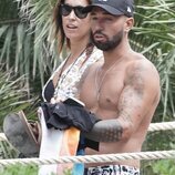 Omar Sánchez y Raquel Lozano juntos en Ibiza